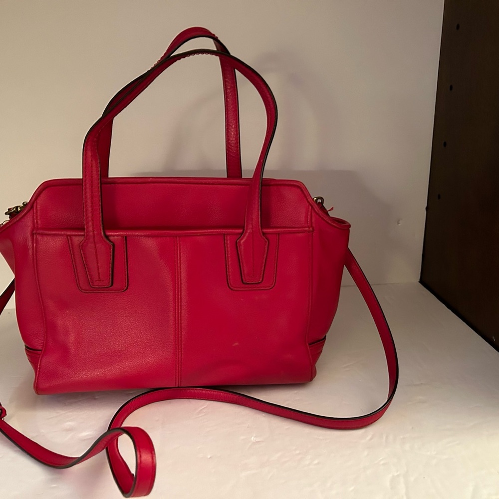 Red Leather Handbag